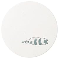 美濃焼　志野焼　陶器製　猫　水滴　置物　時代箱付　C　R3201 美濃焼 志野焼 陶器製 猫 水滴 置物 時代箱付 C R3201
